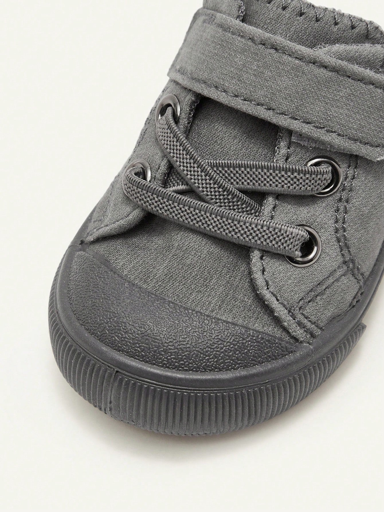 Cozy Pixies Boys' Dark Grey Classic Canvas Sneakers for Everyday Wear Green