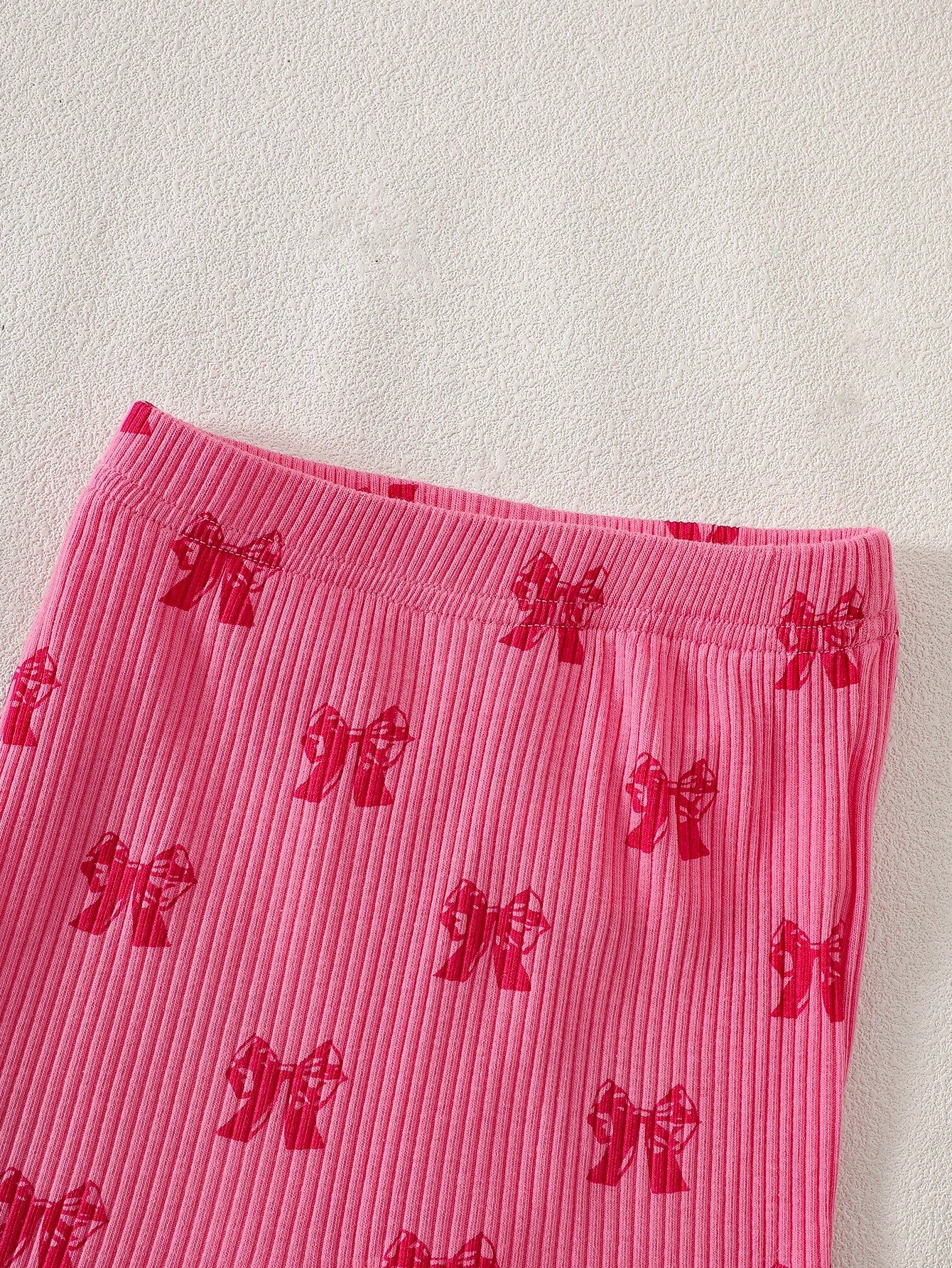 SHEIN Lot de 6 pièces en coton rose vif pour nouveau-né fille