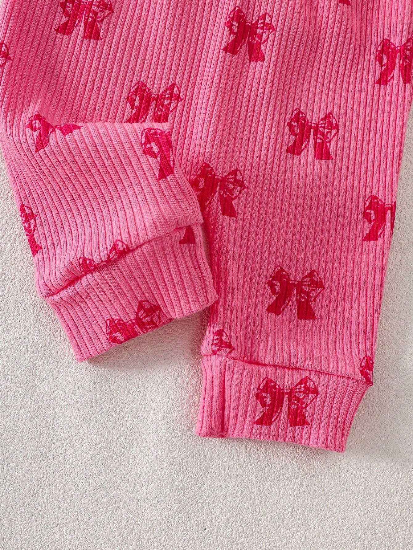 SHEIN Lot de 6 pièces en coton rose vif pour nouveau-né fille