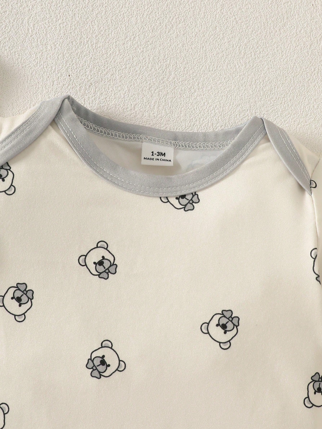 SHEIN Ensemble de 5 vêtements pour nouveau-né motif ours de dessin animé