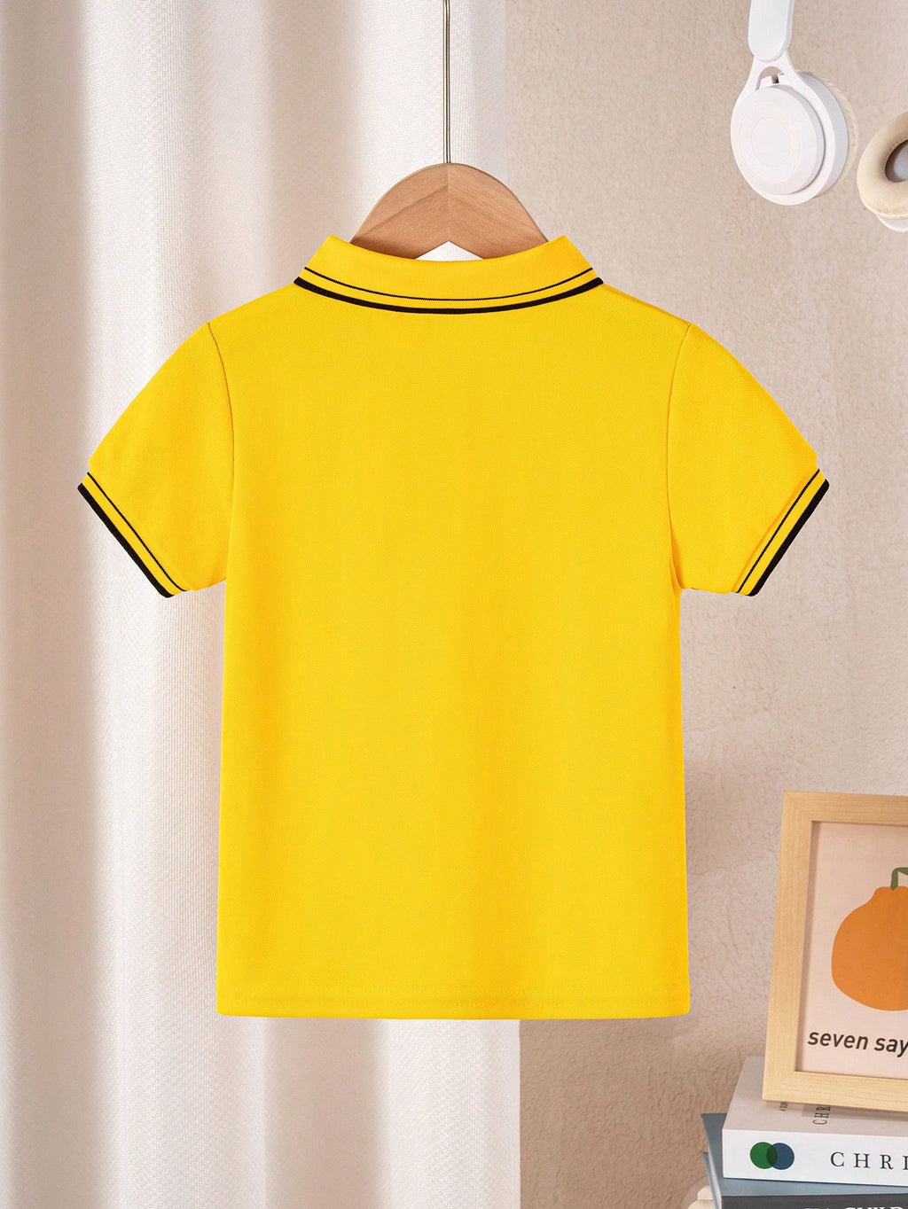Boys' Color Block Trim Polo