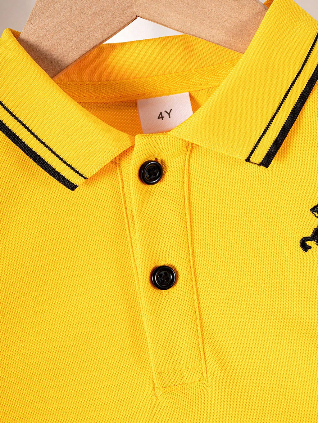 Boys' Color Block Trim Polo