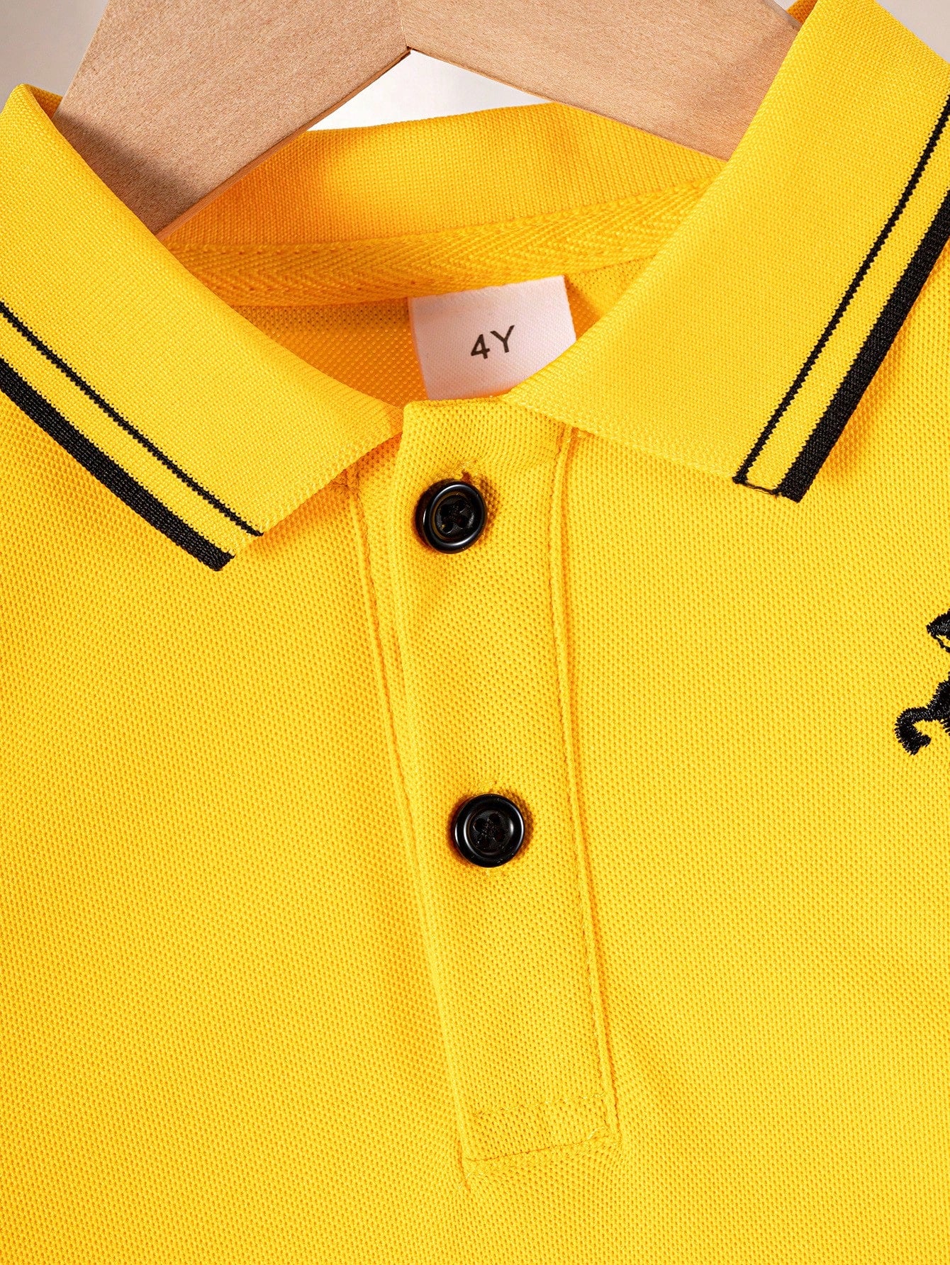 Boys' Color Block Trim Polo