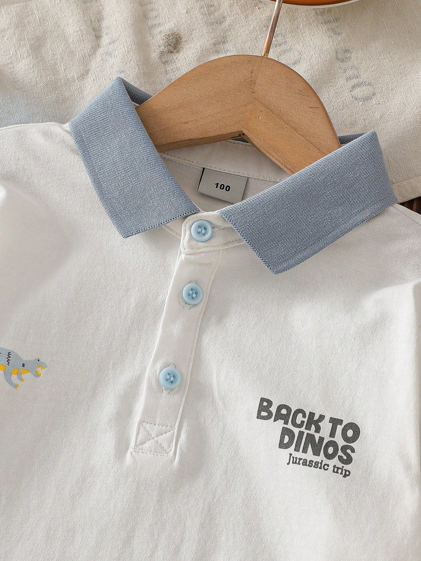 Polo Garçon Manches Longues Minimaliste