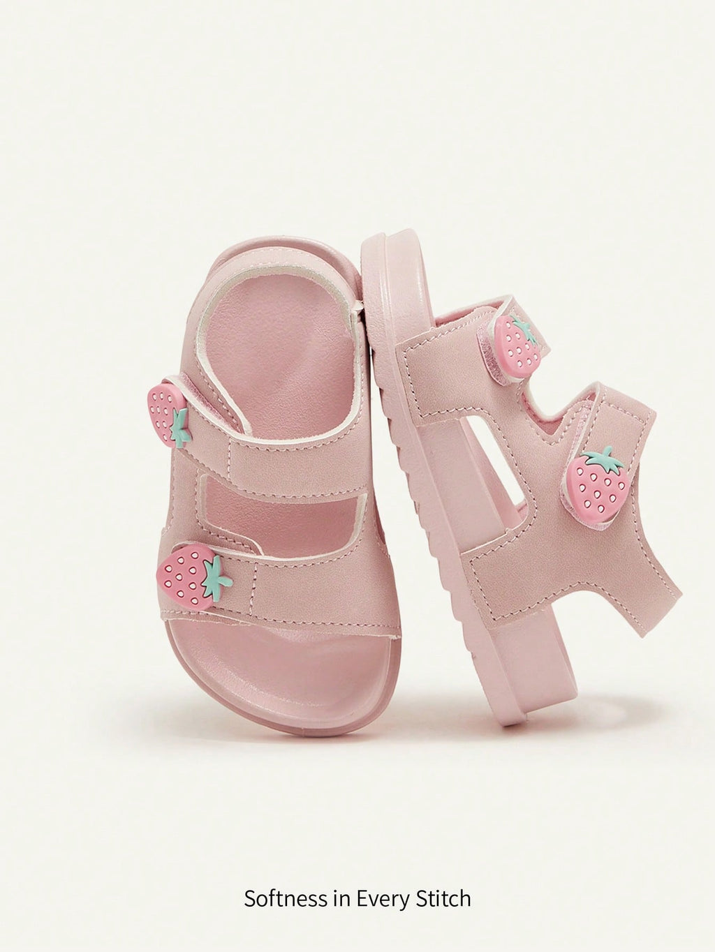 Pink Strawberry Sandals 1