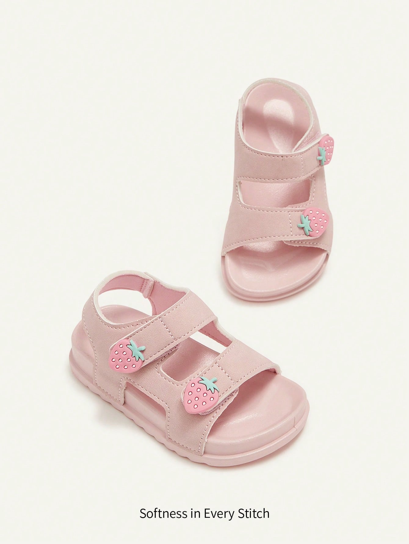 Pink Strawberry Sandals 2