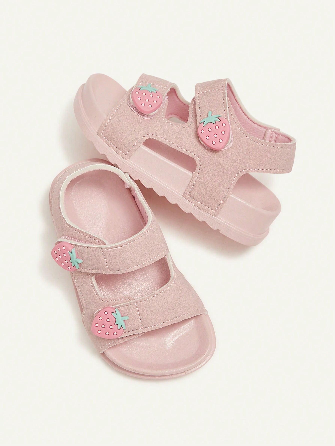 Pink Strawberry Sandals 8