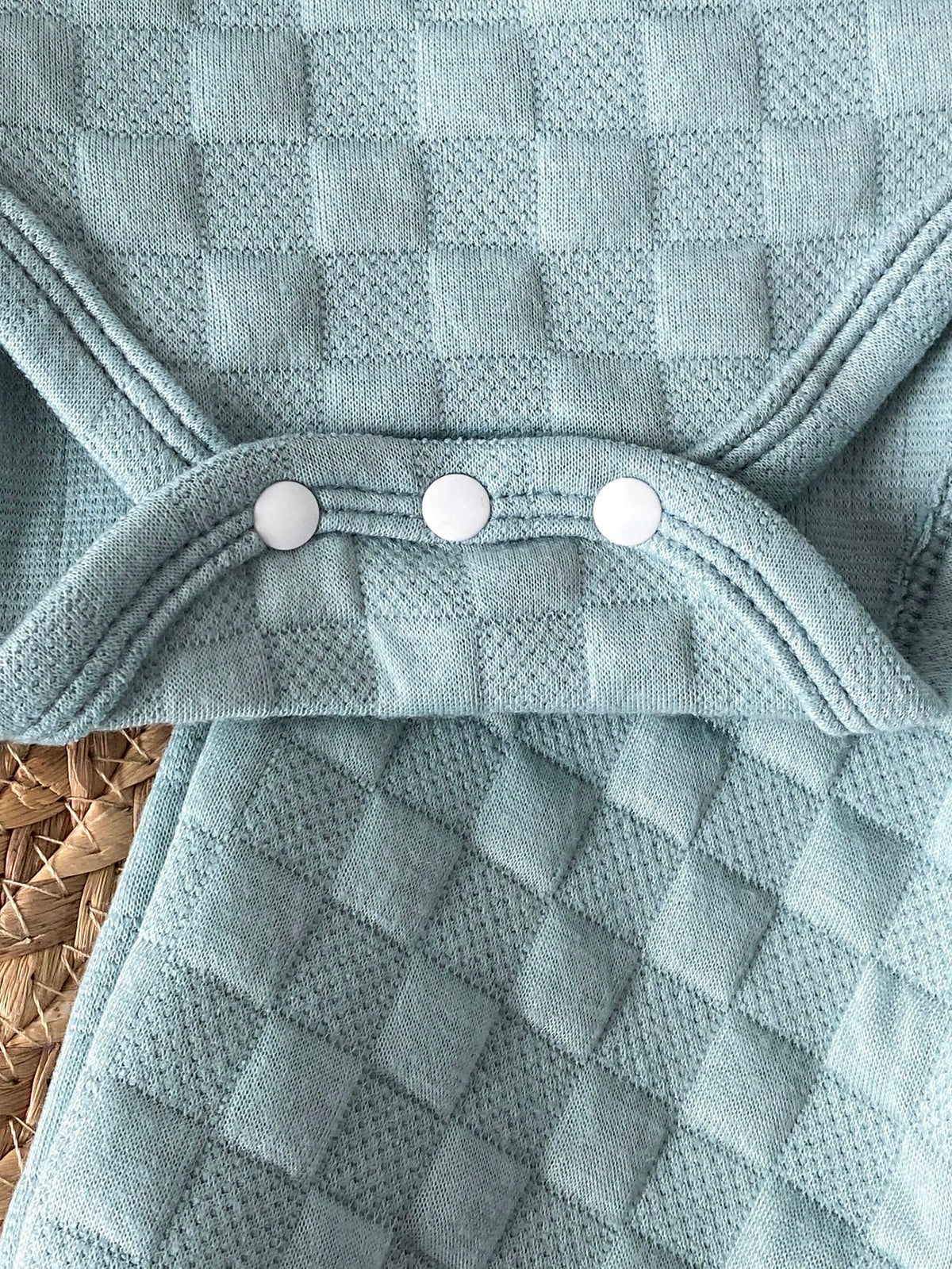 Baby Boy Khaki Woven Vest Bodysuit Pants Set