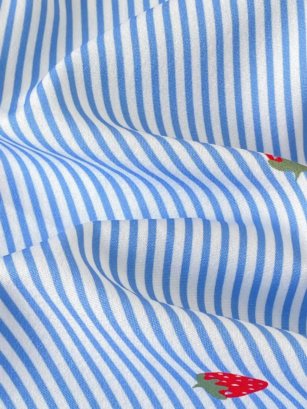 Ensemble rayé haut et pantalon bébé fille motif cerises Cozy Pixies bleu