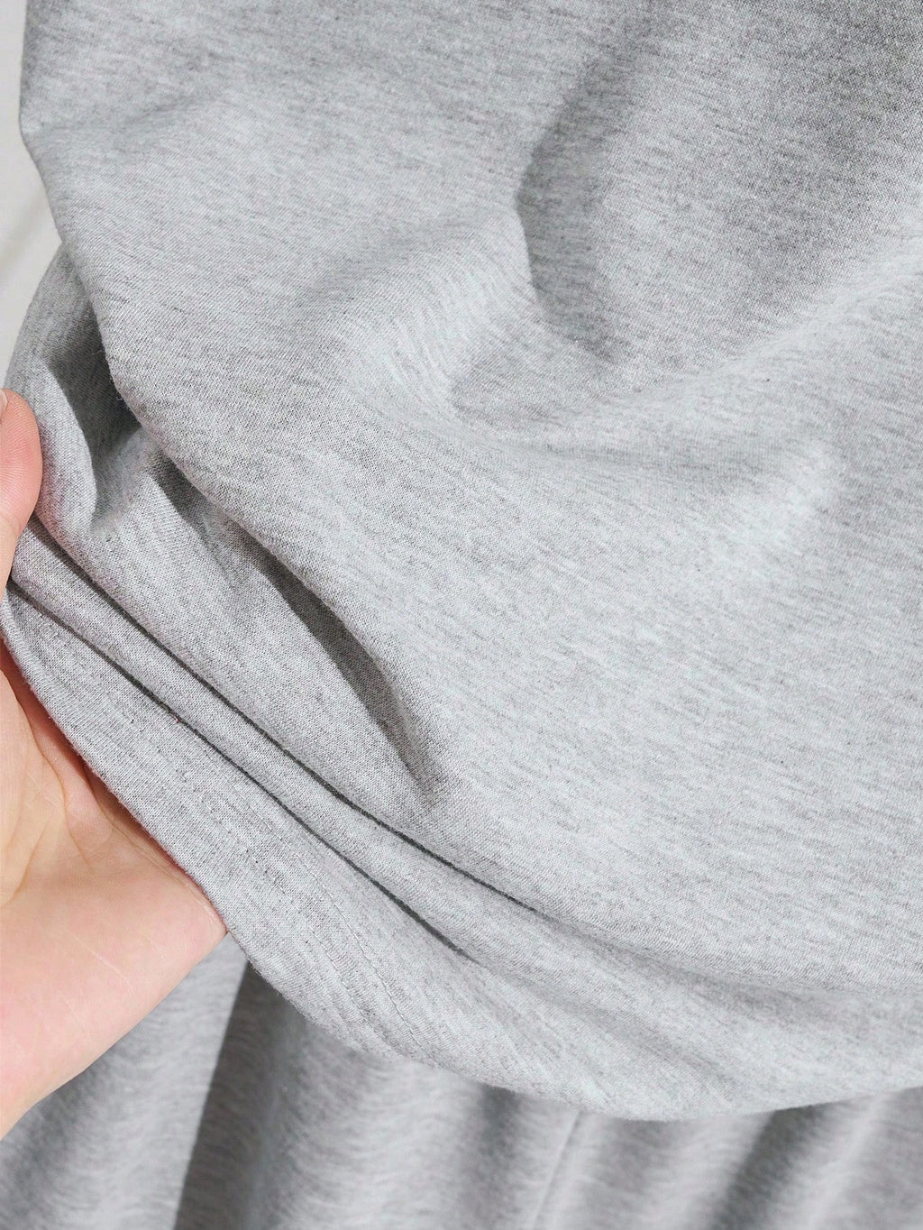 Tween Girl Casual Graphic Graphic Minimalist Grey Contrast Raglan Sleeve Letter Graphic T-Shirt And Shorts Set School Summer Grey