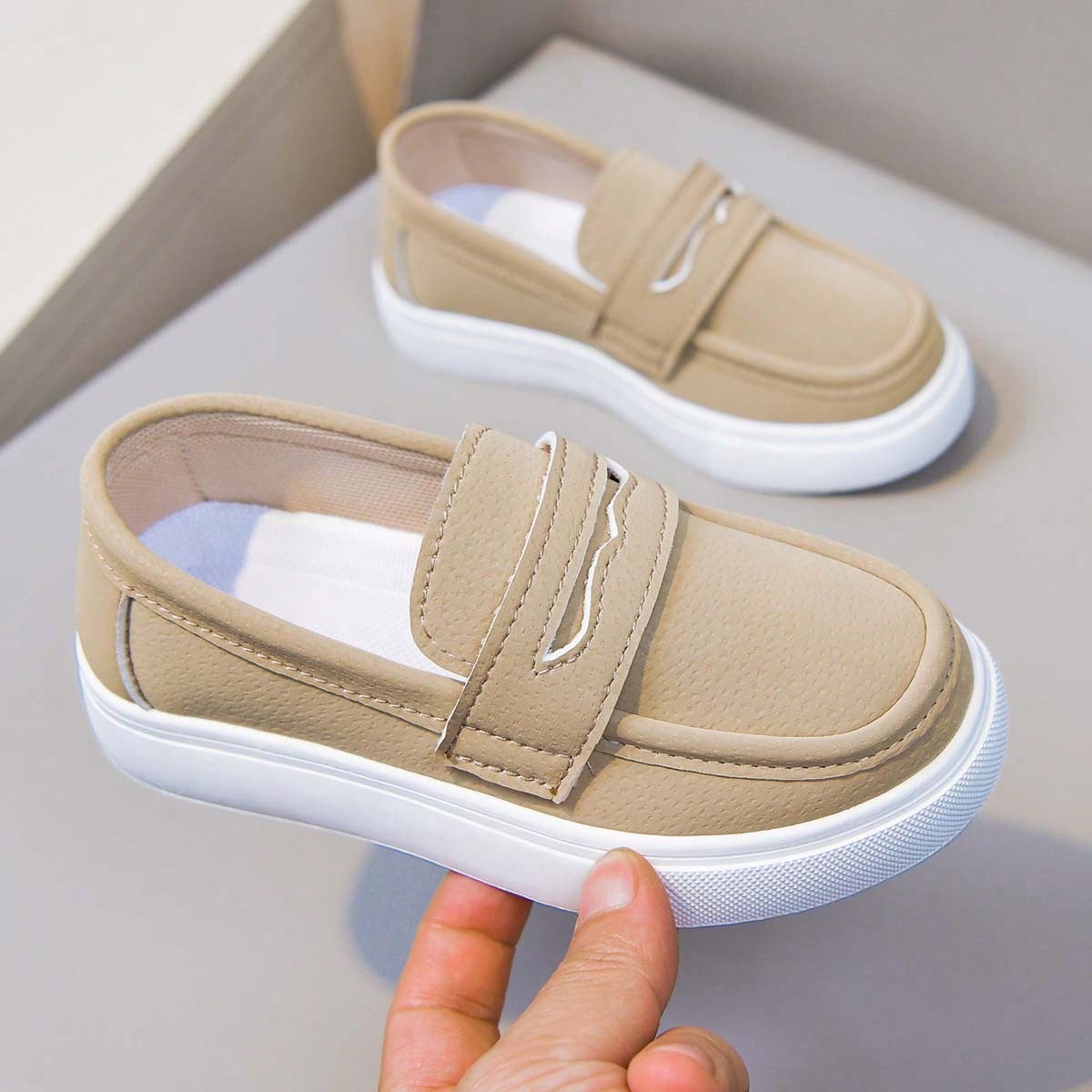 Bambinoo x Playful Pals Mocassins Campus légers à enfiler pour enfants