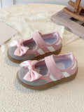 Kids' Cute Bow Soft-Bottom Breathable Slip-On Sneakers