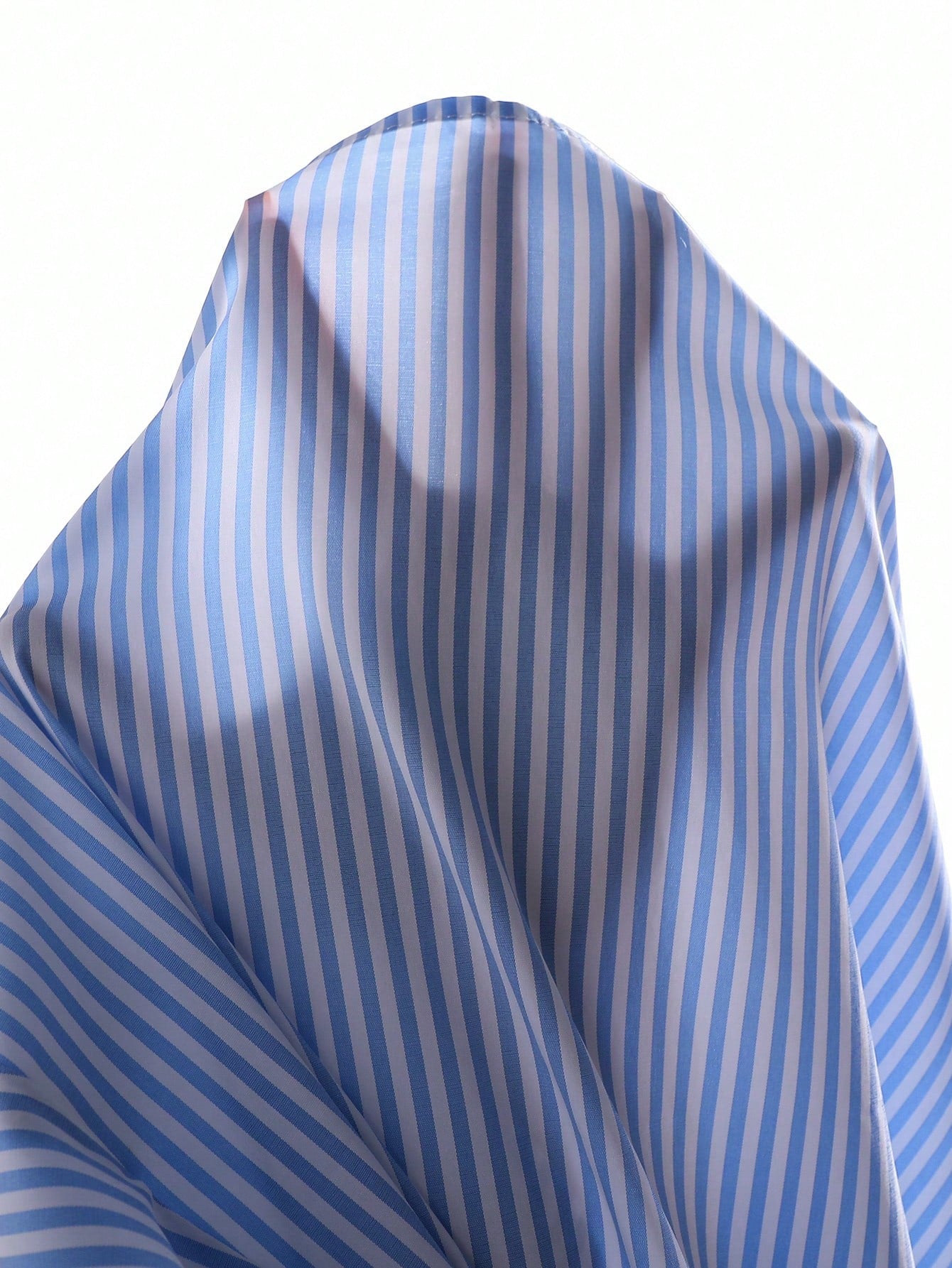 Robe Fille Col Rayé Bleu Blanc Taille Brodée