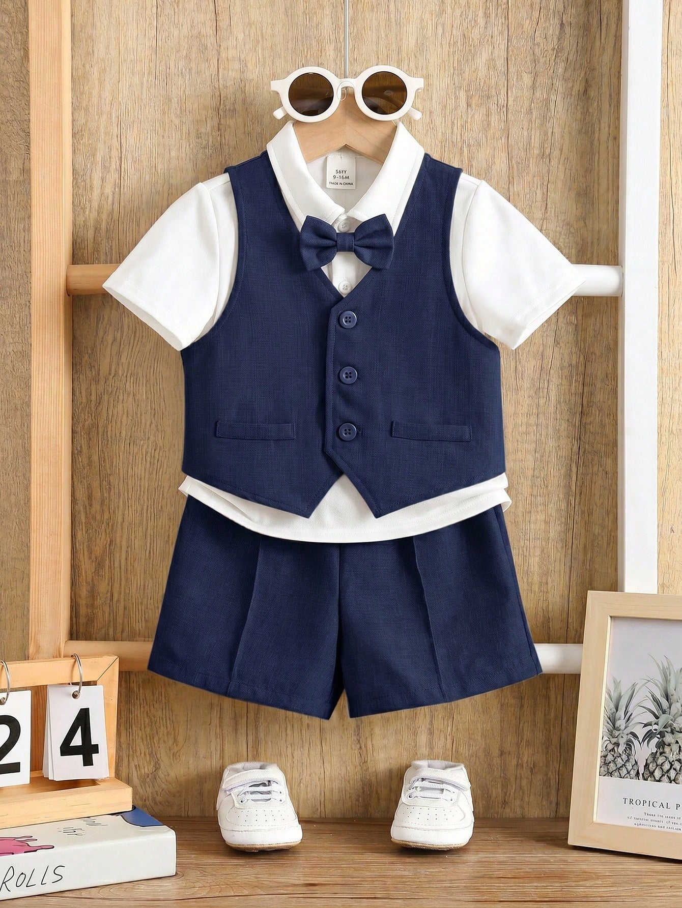 Navy Blue Gentleman Suit 3
