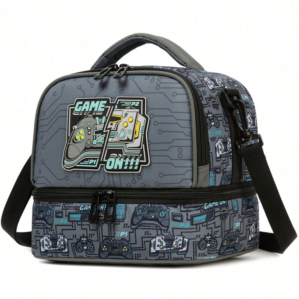 Cute Boy 3-Way Convertible Lunch Bag (Crossbody, Shoulder & Backpack)