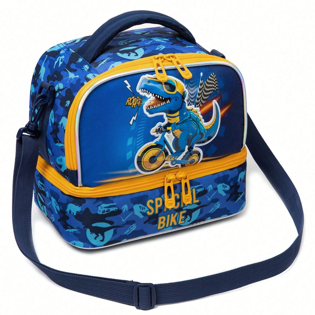 Cute Boy 3-Way Convertible Lunch Bag (Crossbody, Shoulder & Backpack)