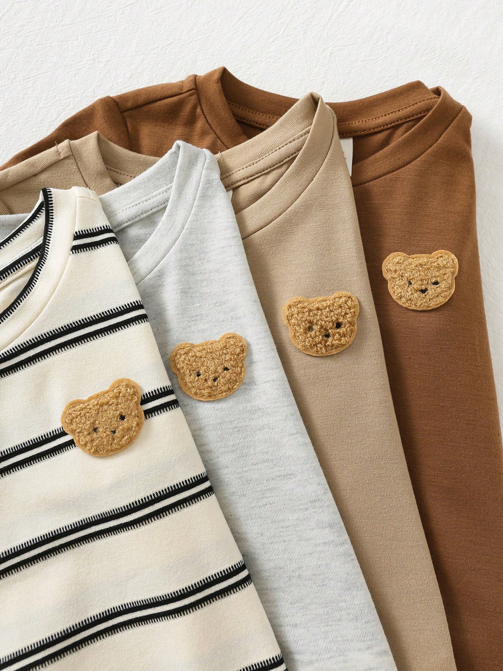 Cozy Pixies Cartoon Bear Knit Sweater 4 Pieces Set