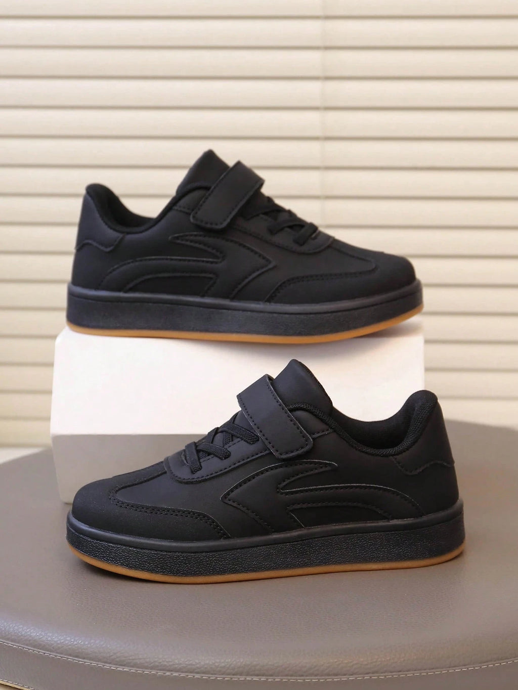 Boys' Hook-and-Loop Sports Shoes