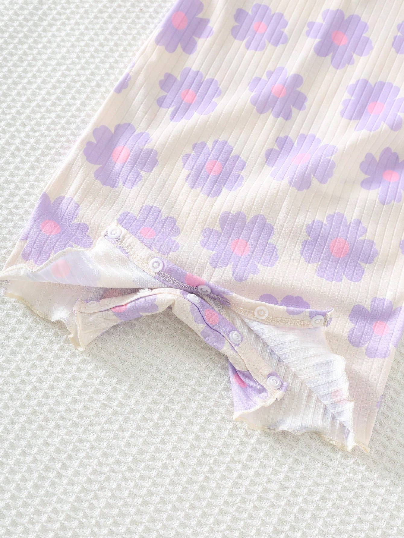 Ensemble 3 pièces de bodys à rayures et à fleurs pour bébé fille Bambinoo x Cozy Pixies