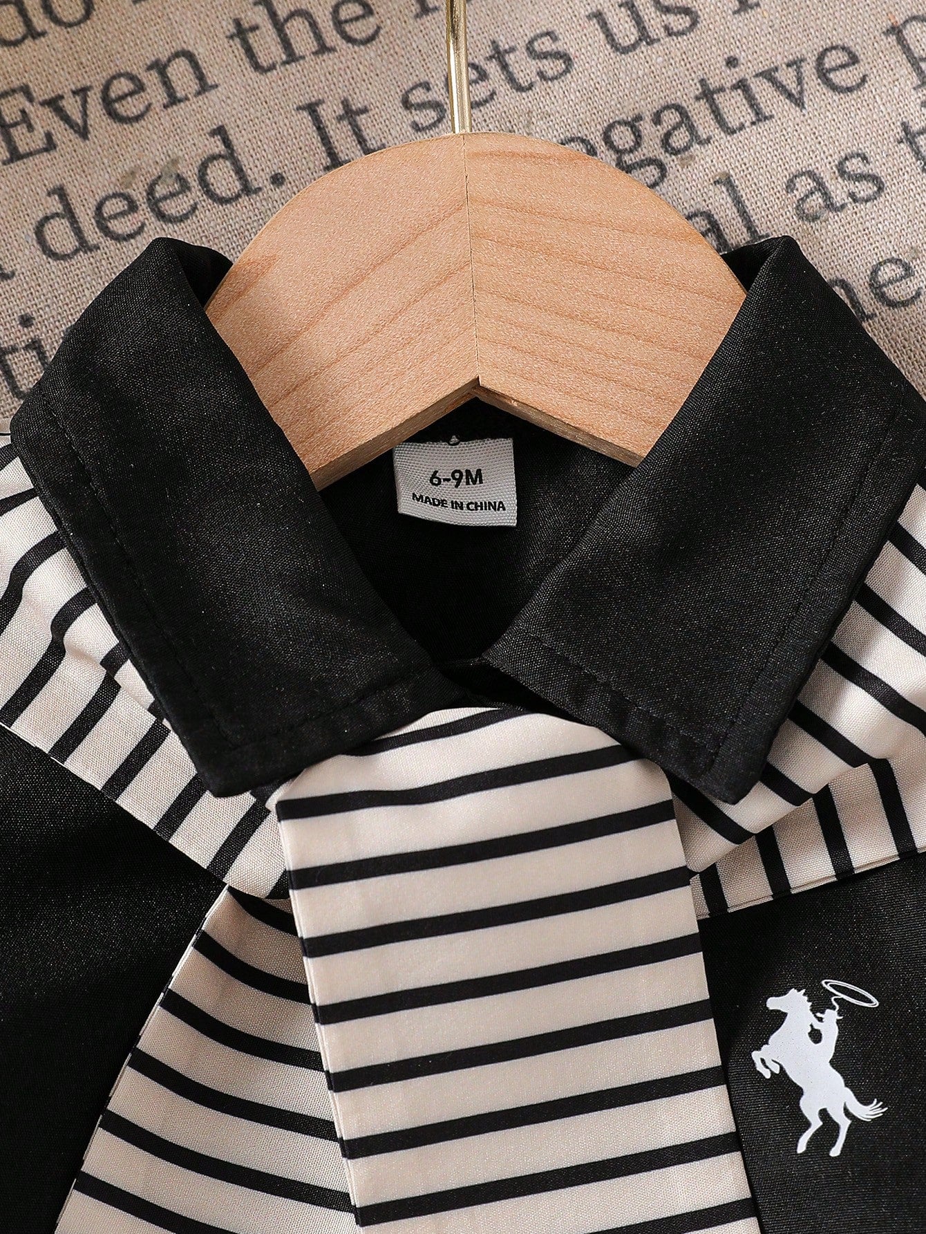 SHEIN Ensemble 3 pièces fantaisie pour bébé fille : chemise rayée, châle et jupe plissée multicolore