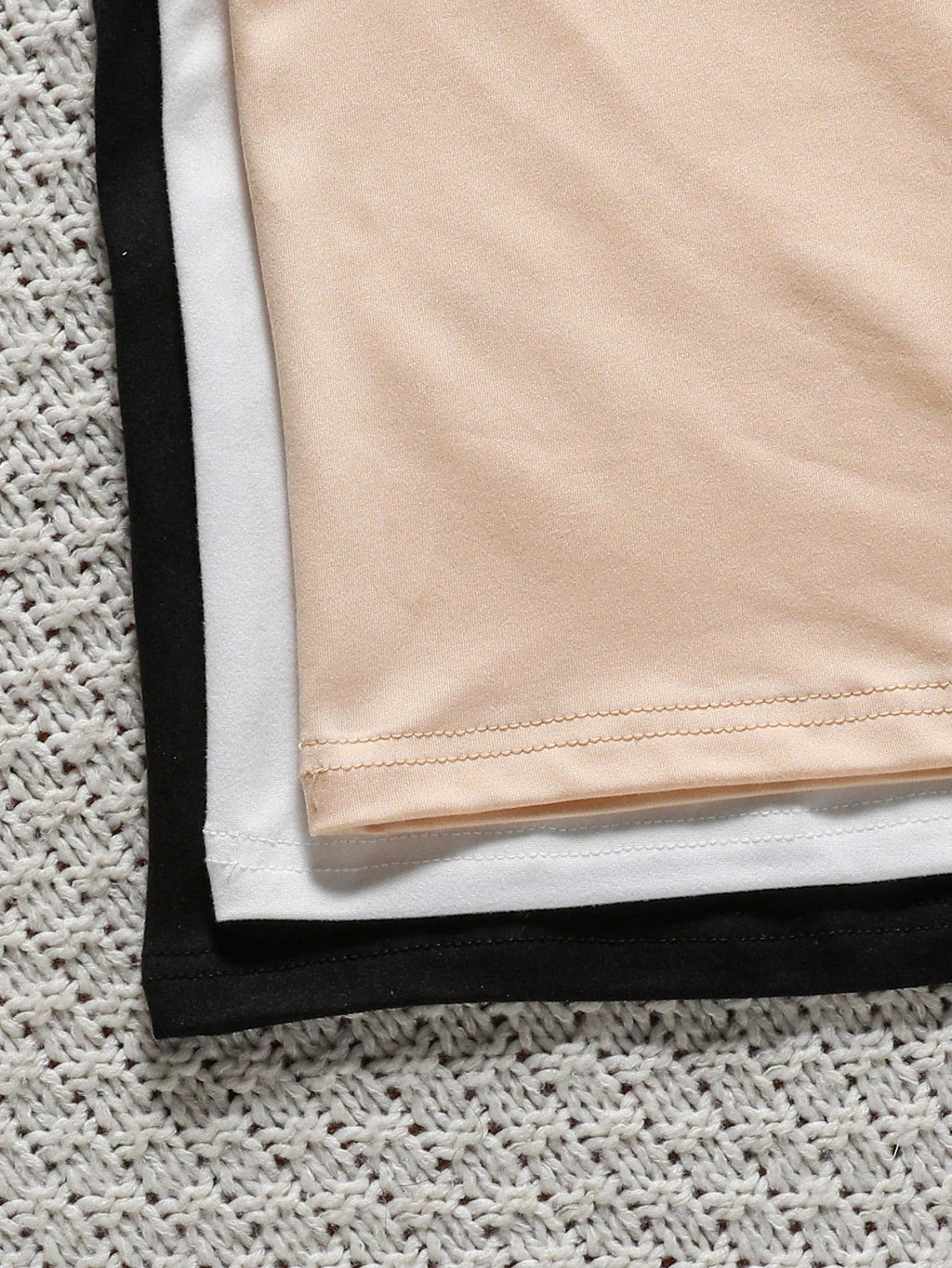 Lot de 2 T-shirts Garçon Blanc Abricot Noir