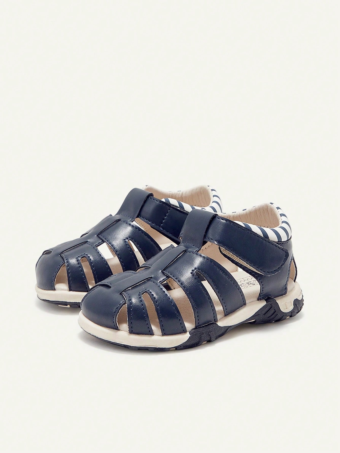Cozy Pixies Boys' Colorful Flat Summer Sandals for Outdoor Play dark blue