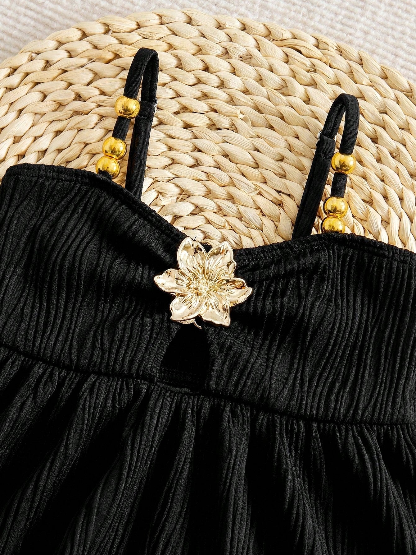 SHEIN Monokini Une pièce à volants pour bébé fille avec coquillages multicolores
