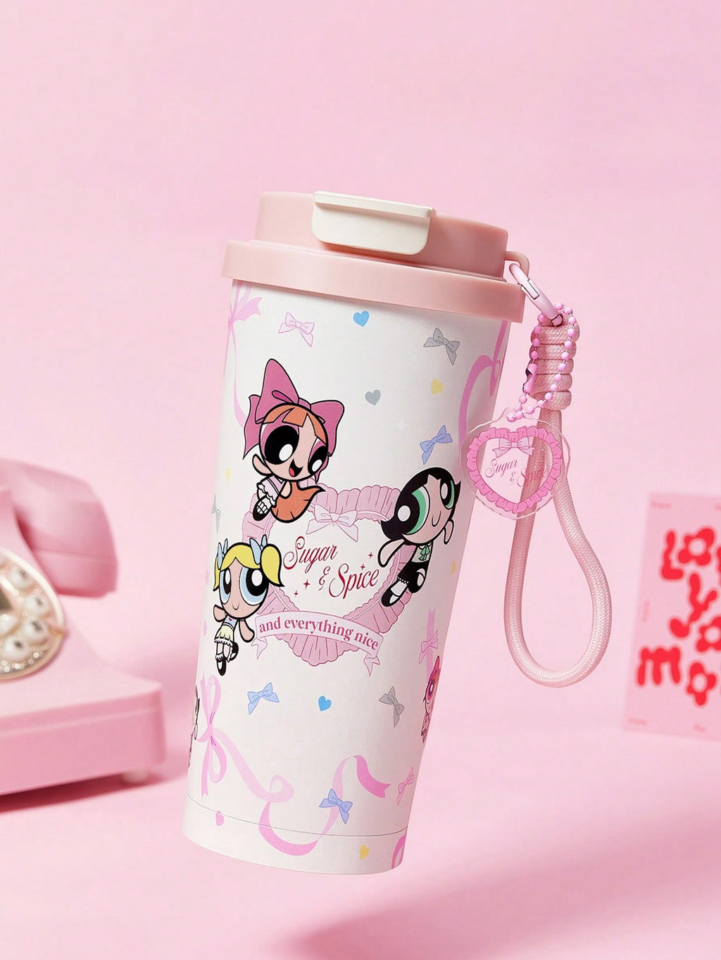 Powerpuff Girls x SHEIN Vacuum Insulated Stainless Steel Water Bottle  Brown