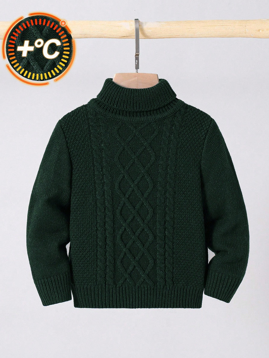 Boys' Royal Blue Turtleneck Sweater