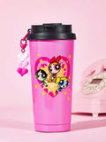 THE POWERPUFF GIRLS X SHEIN 500ml Vacuum Stainless Steel, 1 Leak-Proof Lid
