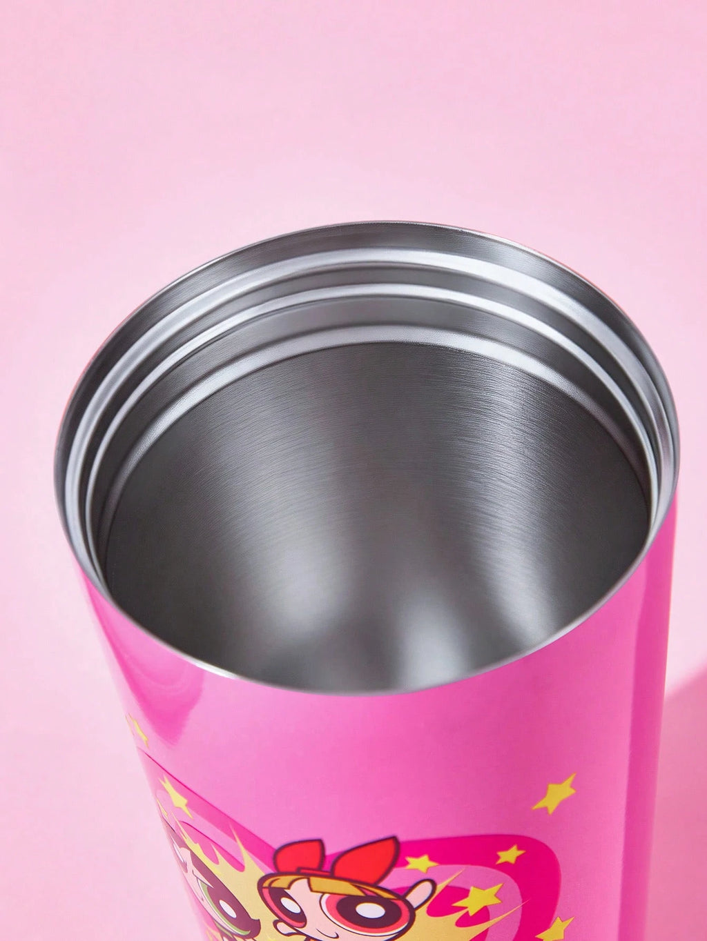 THE POWERPUFF GIRLS X SHEIN 500ml Vacuum Stainless Steel, 1 Leak-Proof Lid