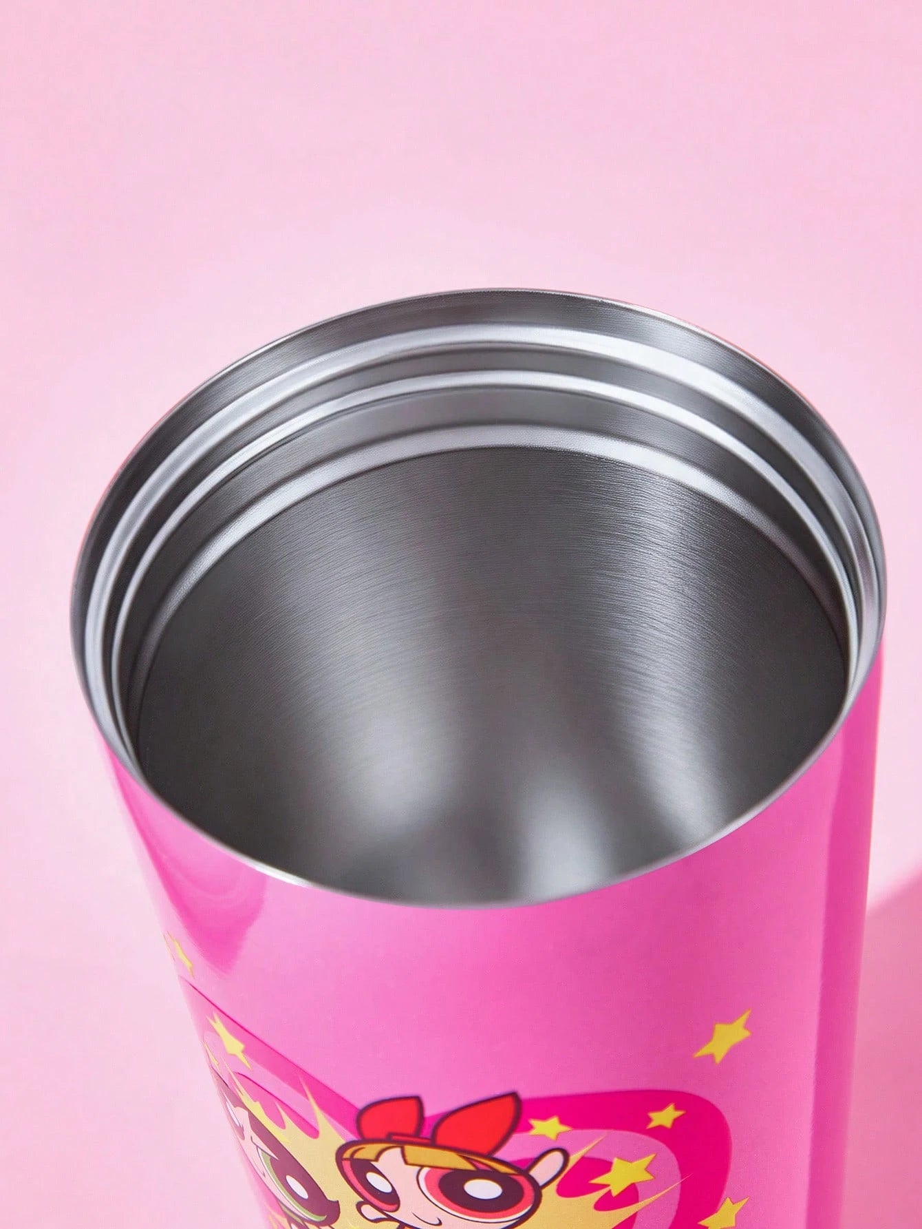 THE POWERPUFF GIRLS X SHEIN 500ml Vacuum Stainless Steel, 1 Leak-Proof Lid