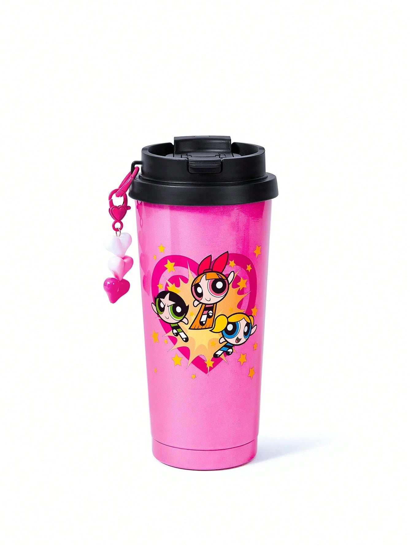 THE POWERPUFF GIRLS X SHEIN 500ml Vacuum Stainless Steel, 1 Leak-Proof Lid