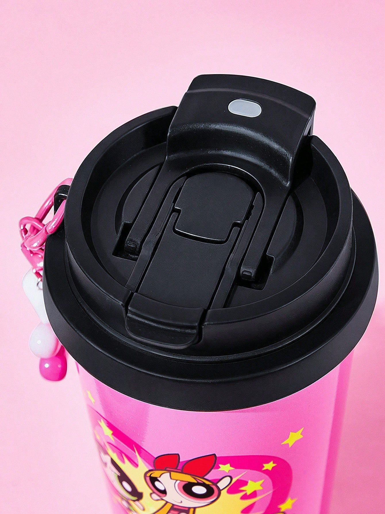 THE POWERPUFF GIRLS X SHEIN 500ml Vacuum Stainless Steel, 1 Leak-Proof Lid