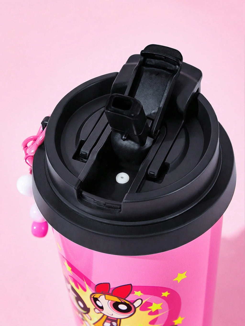 THE POWERPUFF GIRLS X SHEIN 500ml Vacuum Stainless Steel, 1 Leak-Proof Lid
