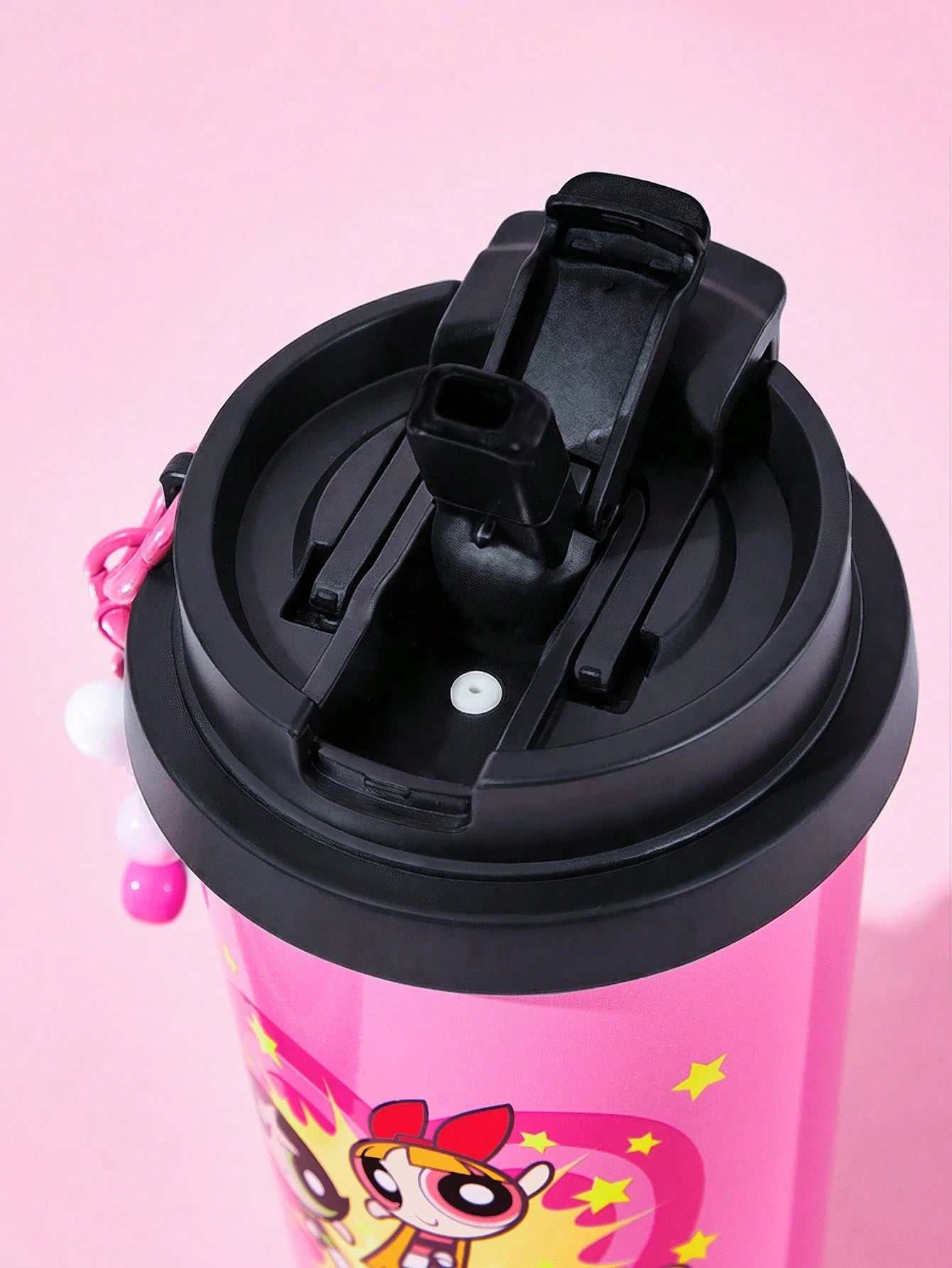 THE POWERPUFF GIRLS X SHEIN 500ml Vacuum Stainless Steel, 1 Leak-Proof Lid