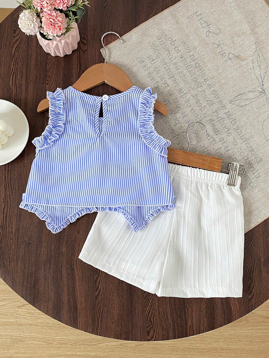 Souflis Baby Girl 2-Piece Tank Top & Shorts Set