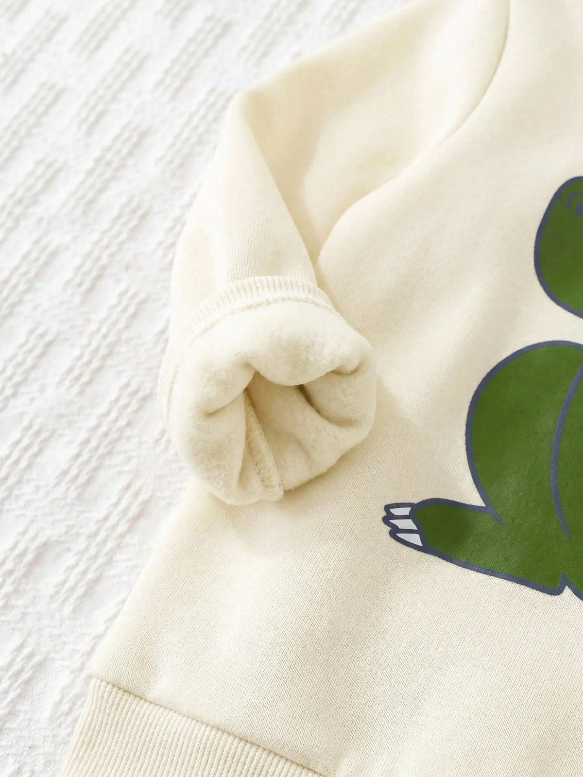 Bambinoo x Cozy Pixies Boys' Dinosaur Knitted Hooded Sweatshirt