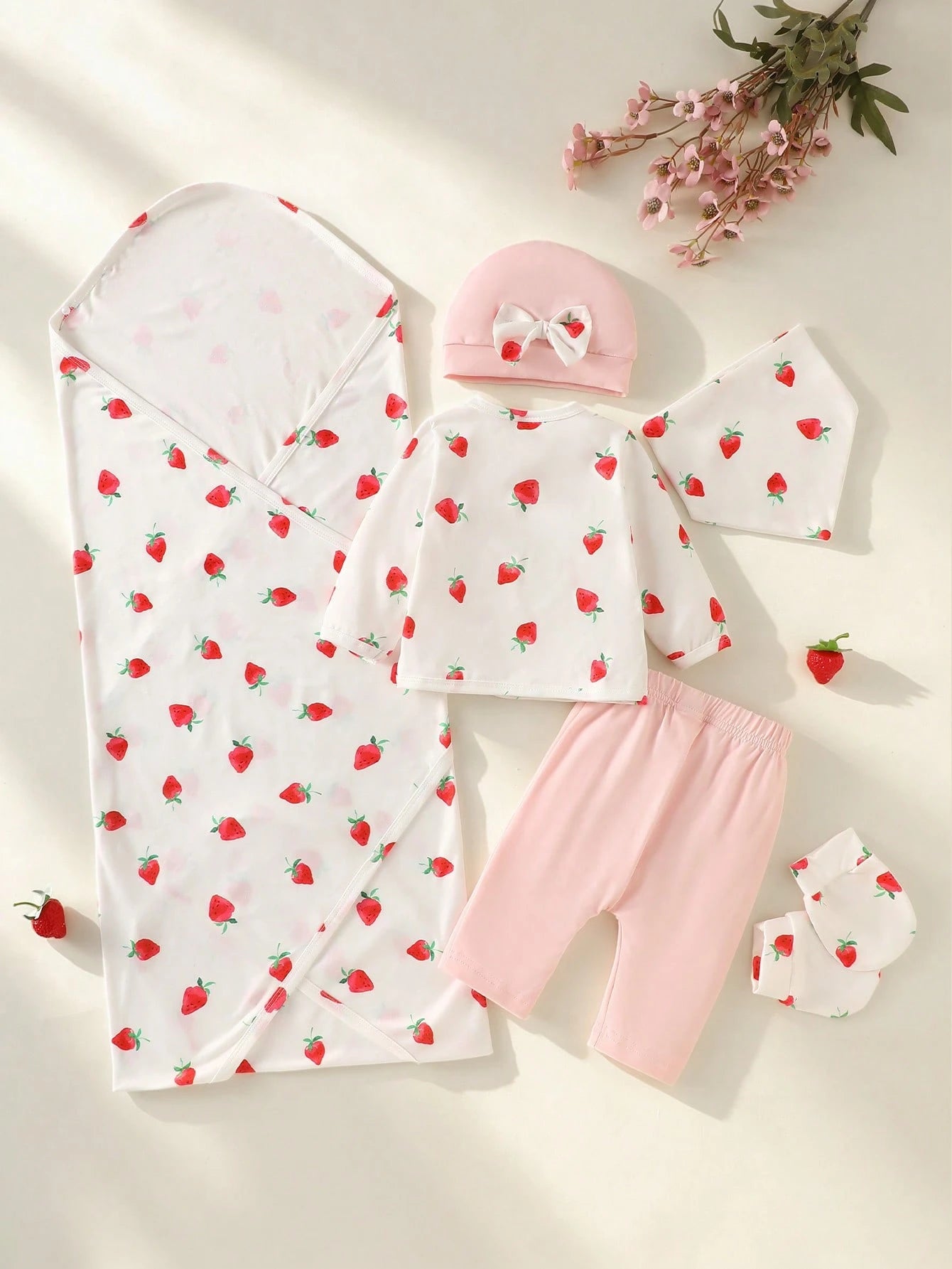 Coffret Cadeau Exclusif Nouveau-né Style Doux SHEIN
