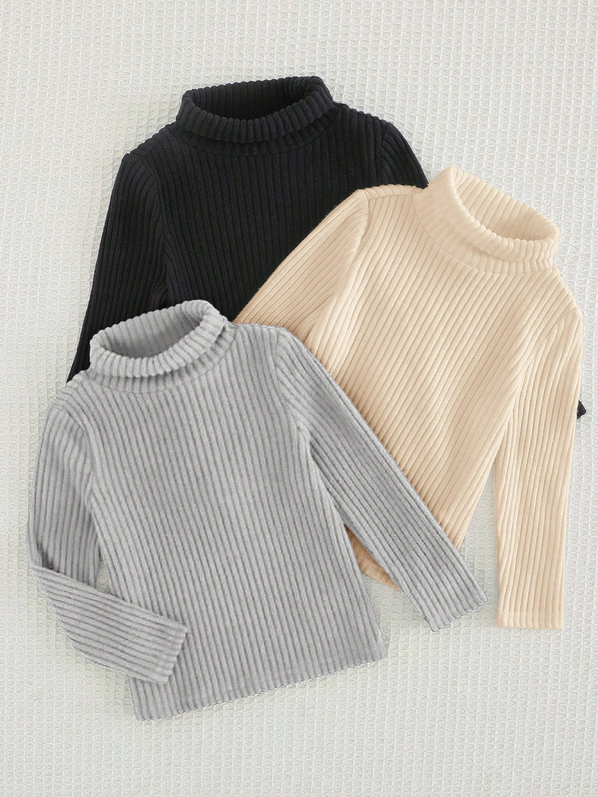 Bambinoo x Playful Pals Boys' Knitted High Neck T-Shirt 3-Piece Set