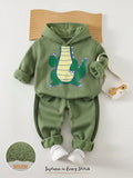 Bambinoo x Cozy Pixies Boys' Thermal Lined Sweatshirt & Pants Set