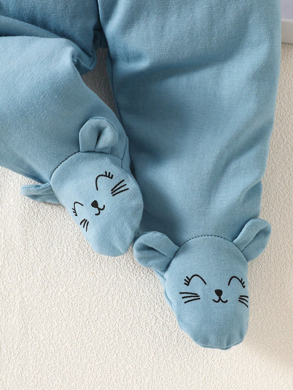 Ensemble 3 pièces nouveau-né SHEIN bleu neutre