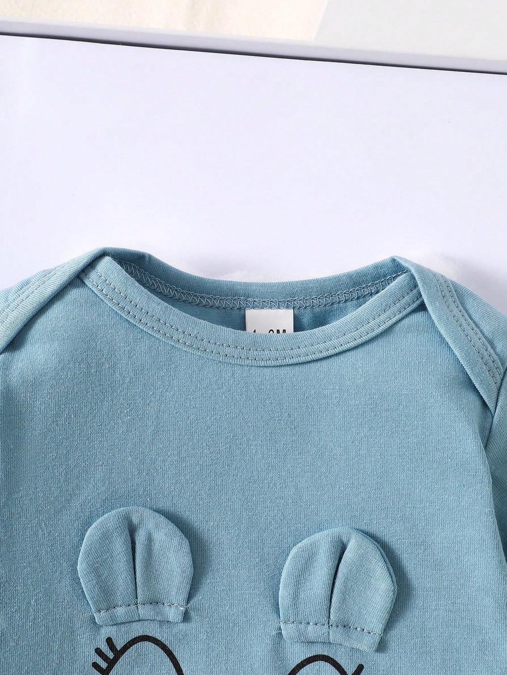 Ensemble 3 pièces nouveau-né SHEIN bleu neutre
