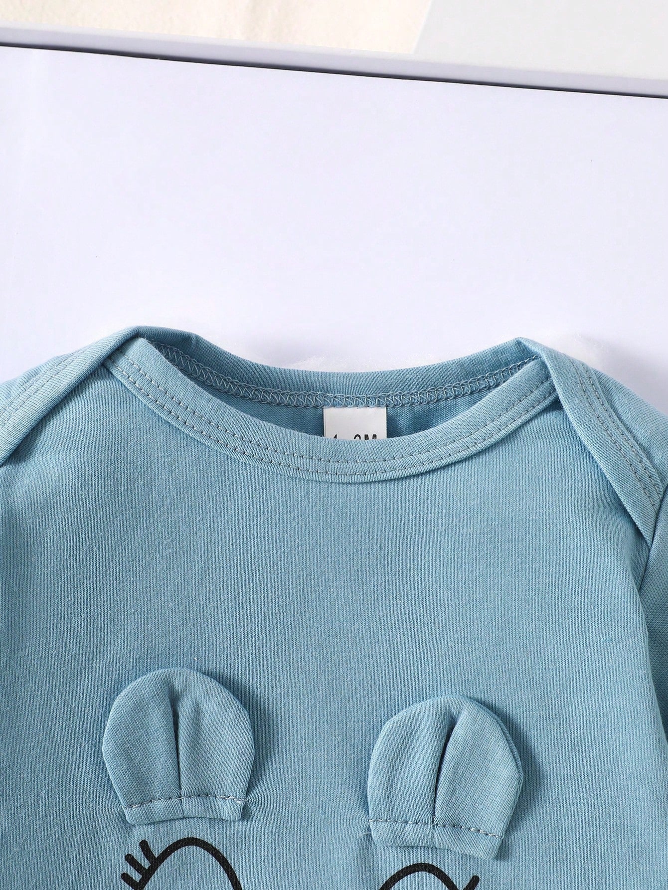 Ensemble 3 pièces nouveau-né SHEIN bleu neutre