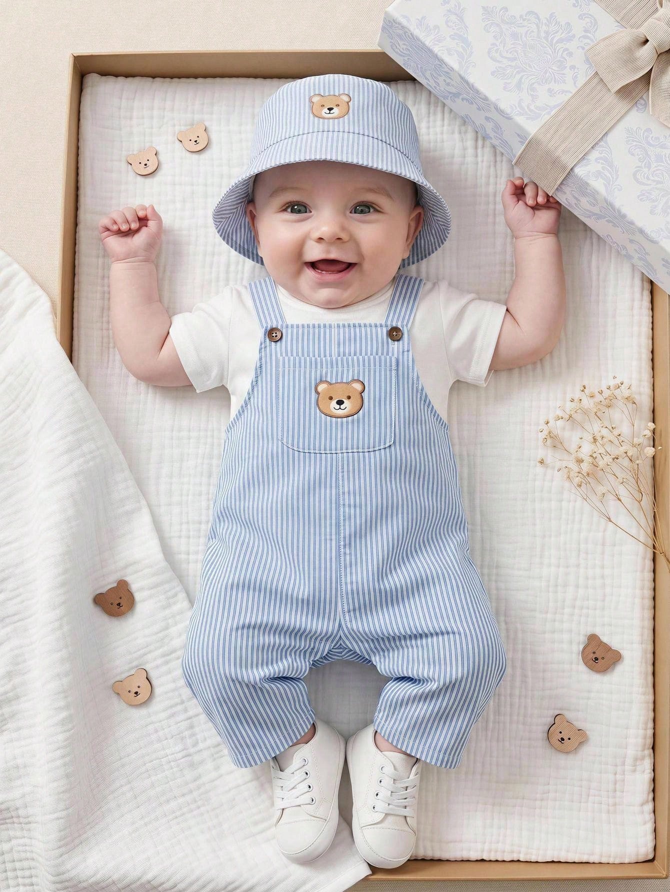 Playful Pals 1pc Baby Boys Vintage Cute
