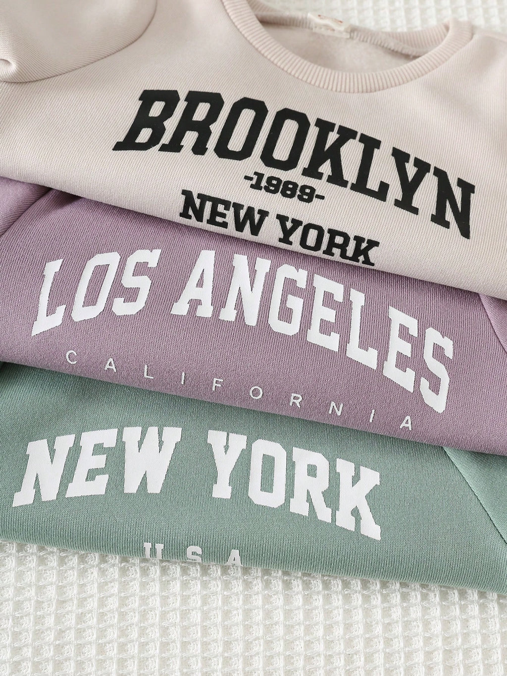 Cozy Pixies Baby Girl Vintage Knit Sweatshirt 6pcs Sets