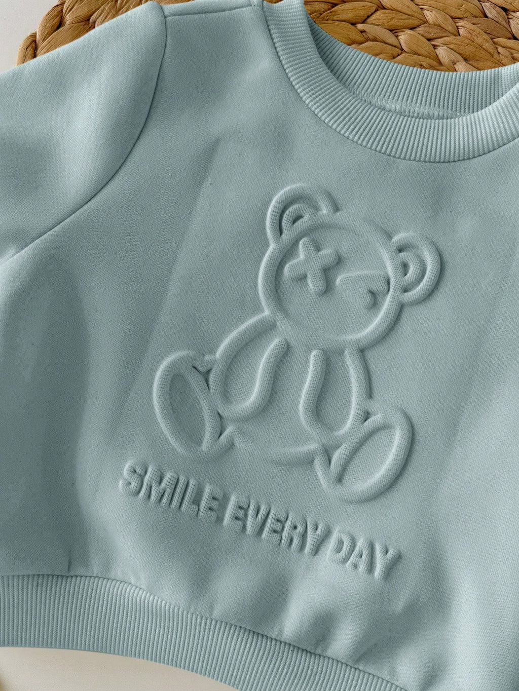 Ensemble pantalon taille élastique et sweat-shirt tricoté pour bébé garçon