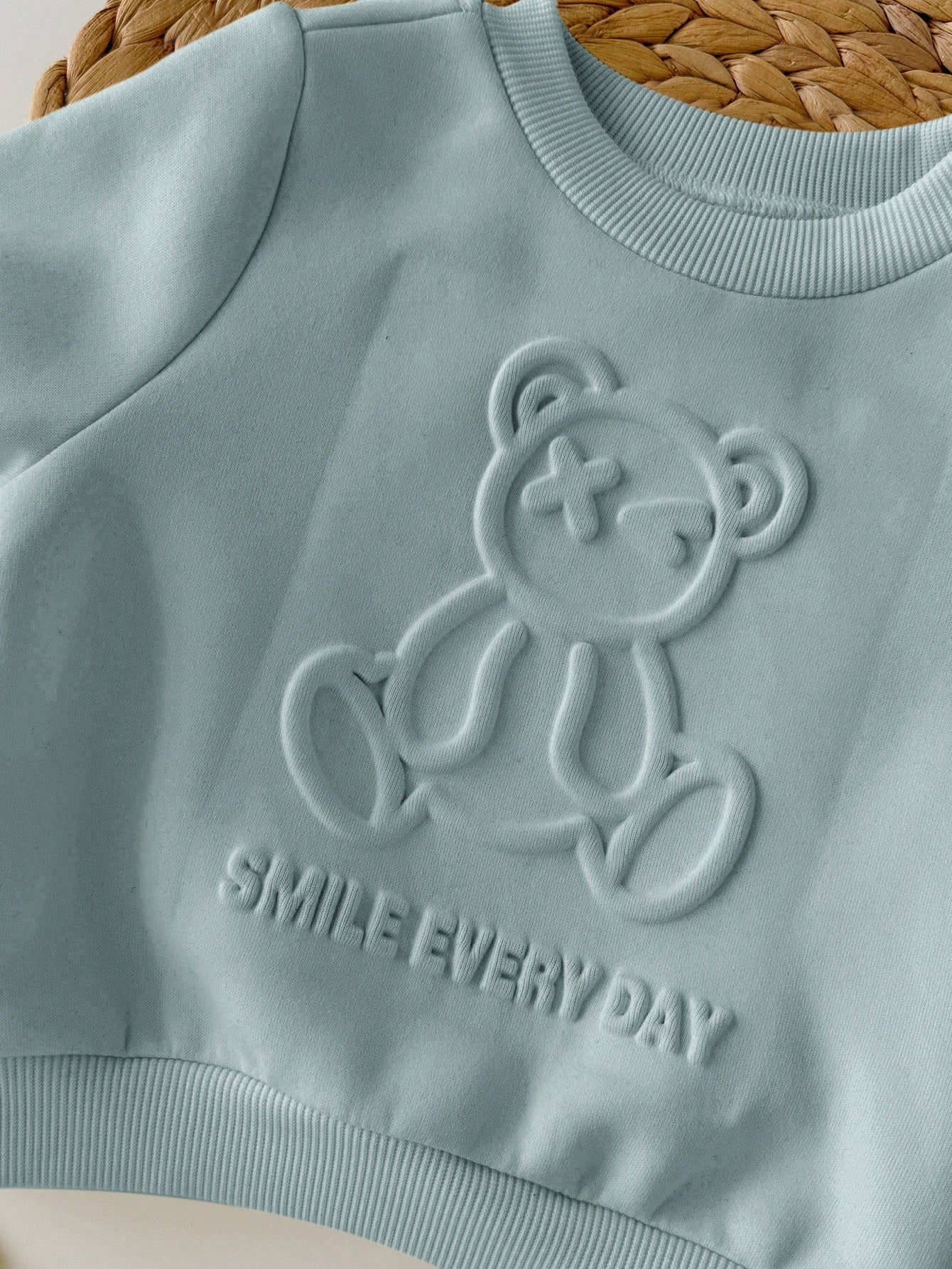 Ensemble pantalon taille élastique et sweat-shirt tricoté pour bébé garçon