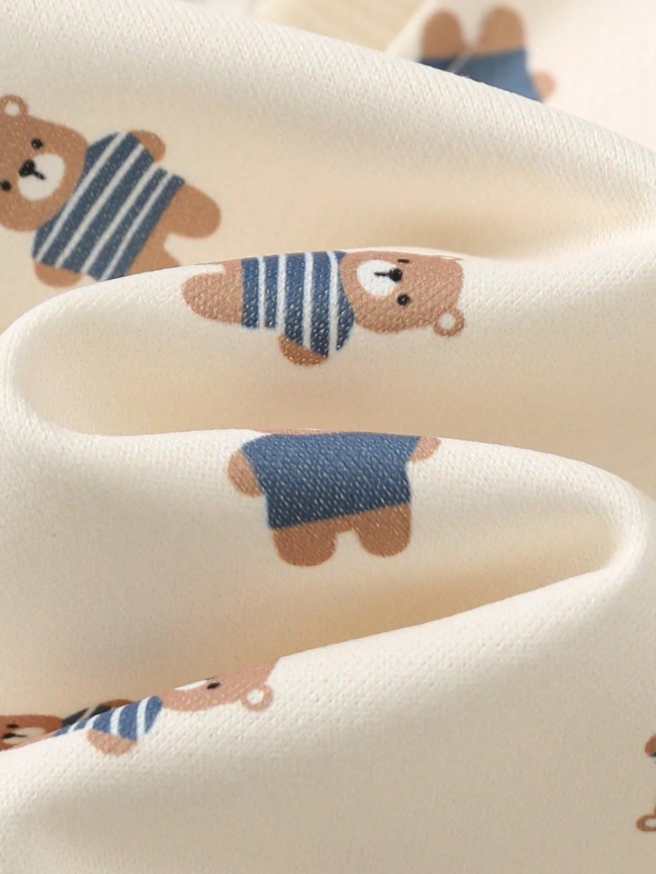 Ensemble Salopette et Sweat-shirt en Maille avec Oursons Cozy Pixies pour Bébé Garçon Kaki