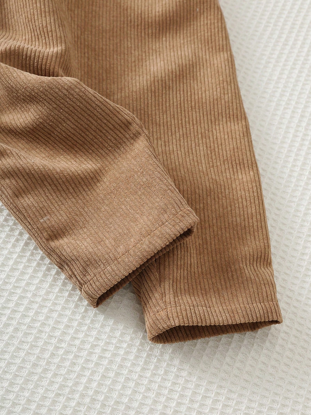Ensemble Salopette et Sweat-shirt en Maille avec Oursons Cozy Pixies pour Bébé Garçon Kaki